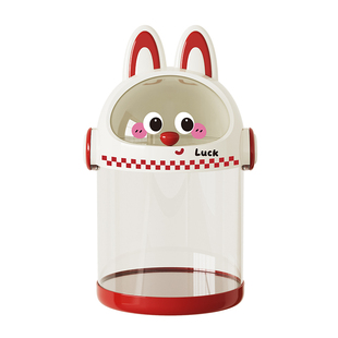 桌面收纳盒大容量零食杂物收纳桶办公室桌上可爱多巴胺咖啡收纳盒