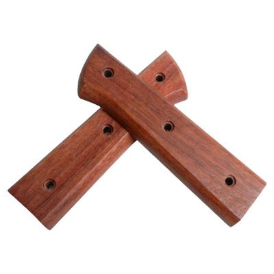 巴西花梨木菜刀柄实木刀把双余可