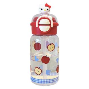 可爱塑料水杯女生高颜值大容量吸管杯子学生便携塑料双饮随手杯