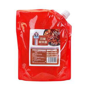 朴小样铁板鱿鱼酱  秘制配方铁板豆腐年糕烧烤调料商用1千克装