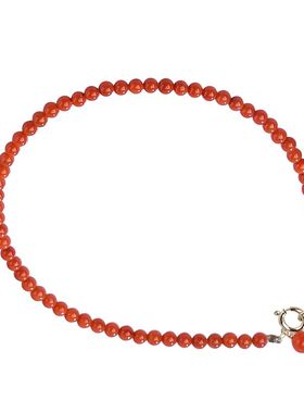 南红玛瑙极细水晶小珠子手串特级