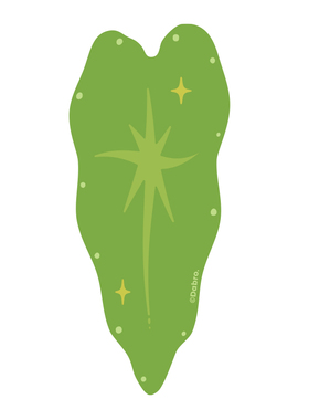 Dabro热带植物创意磁吸留言板