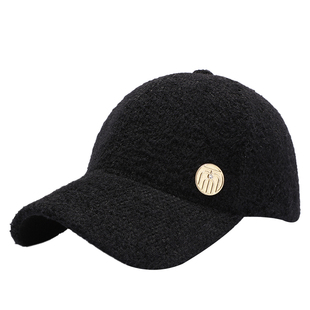 蒙奈特帽子女秋冬保暖加厚防寒冬季女士鸭舌帽时尚加绒冬天棒球帽