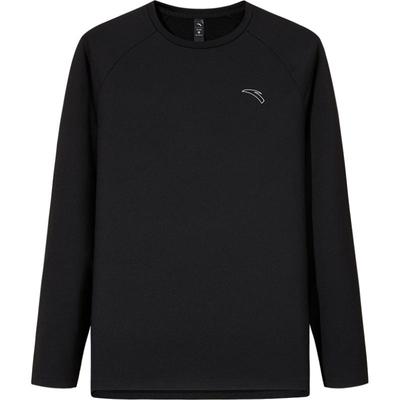 安踏男子轻暖长袖T恤跑步服