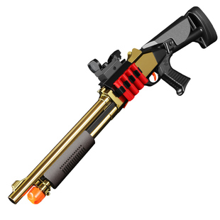 XM1014抛壳软弹枪仿真玩具枪儿童男孩喷子散弹枪s686双管来福霰弹