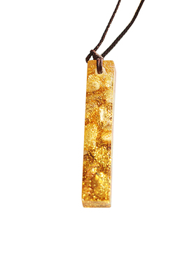 bestiny高频黄水晶吊坠项链