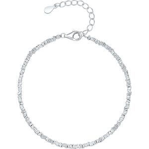 周六福碎银几两手链轻奢小众精致女S925银手饰送女友节日礼物