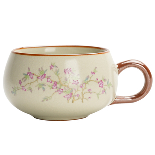 汝窑茶杯主人杯单杯陶瓷功夫泡茶盏女士个人专用精致高端喝茶杯子