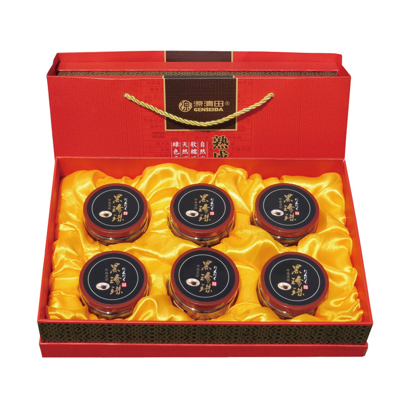 顺丰包邮 源清田独头黑蒜 日本出口级黑大蒜头礼盒 特产零食480g