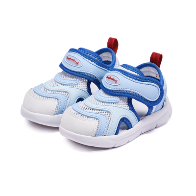 巴布豆学步鞋男宝宝凉鞋夏季软底毛毛虫儿童凉鞋童鞋男童婴儿鞋子