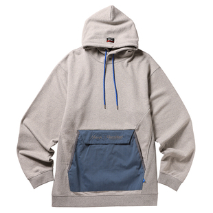 【官方直营】NANGA X LIBERAIDERS HOODIE联名款连帽卫衣帽衫24FW