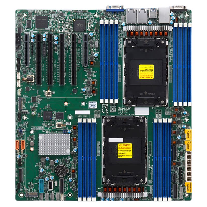 超微X13DEI 双路服务器主板全新可LGA4677针CPU Intel4/5 PCIE5.0