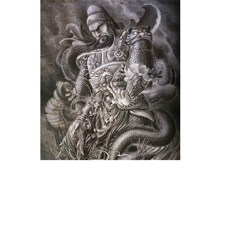 关公墙布背景布挂布背景墙画壁纸