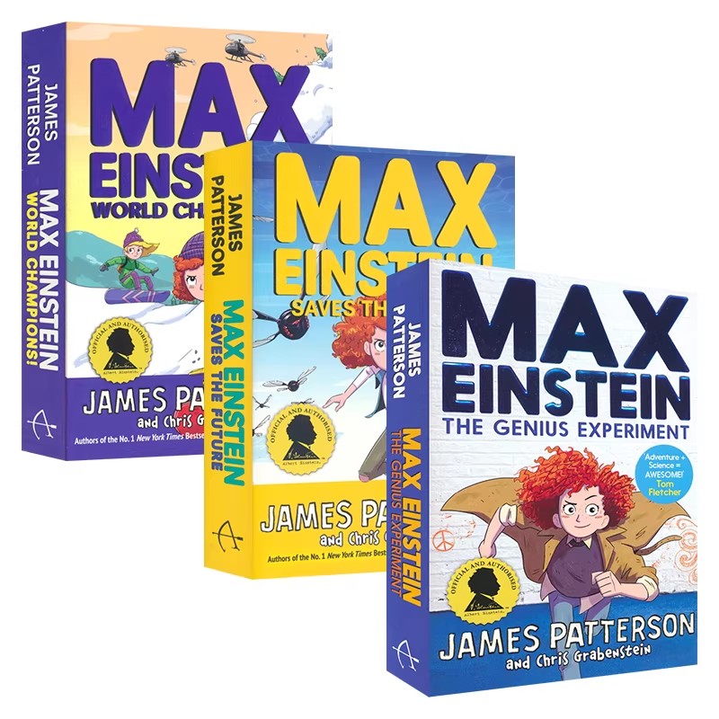 Max Einstein The Genius Experiment 马克思爱因斯坦 天才实验 儿童英语科学冒险小说 英文原版进口图书