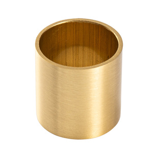 黄铜圆直通新中式家具配件五金椅子沙发金属护套床铜脚套高品质