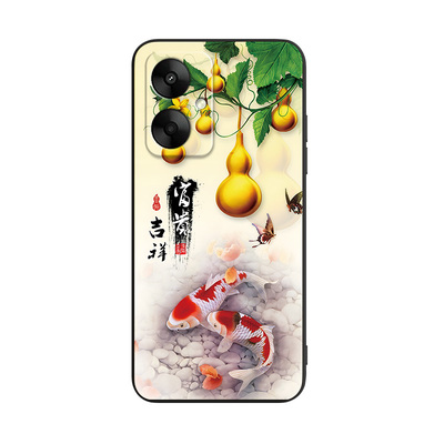 新中式吸睛适用红米13r手机软壳