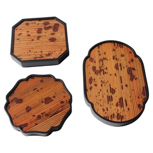 竹制工艺品竹编茶盘果盘茶道配件茶具干泡台禅意茶具重竹茶盘