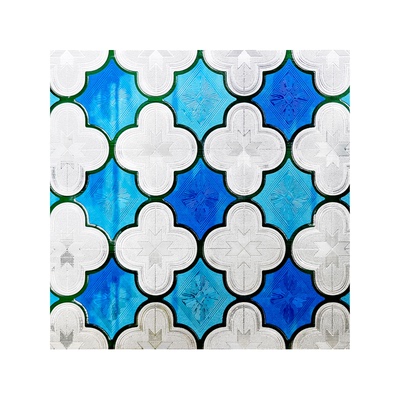 拙政园窗户玻璃贴纸中式珐琅窗花