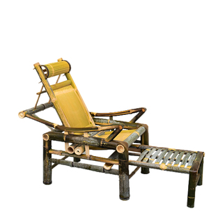 竹编躺椅折叠椅家用阳台老人午休睡椅逍遥椅传统老式靠背椅摇摇椅