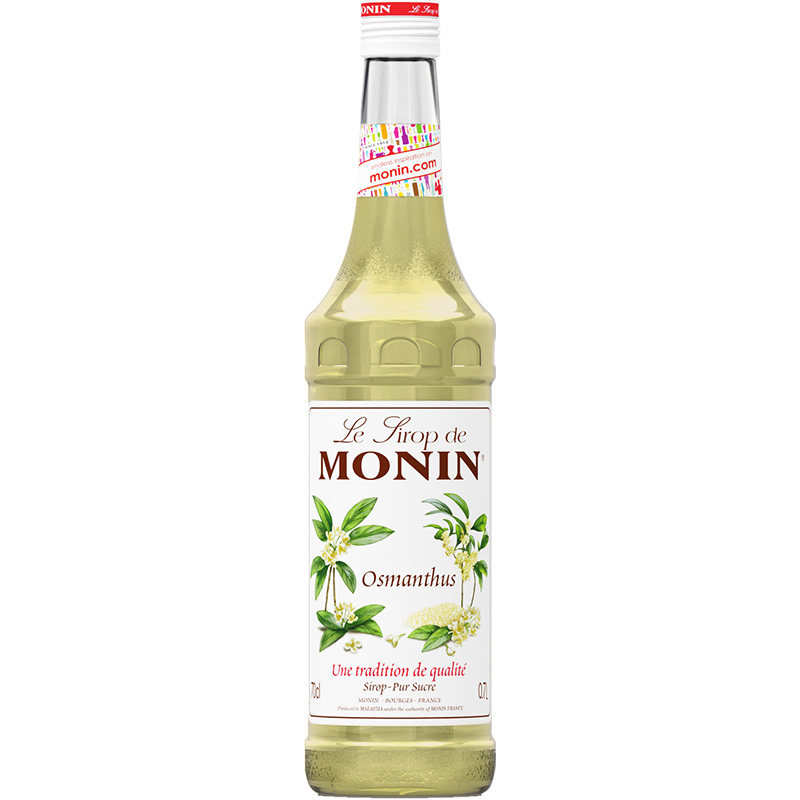 莫林MONIN桂花风味糖浆玻璃瓶装700ml咖啡调酒鸡尾酒果汁饮料原料