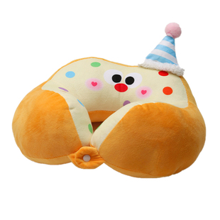 可爱u型枕护颈枕办公室午休睡觉神器坐火车飞机脖枕旅行好物u形枕