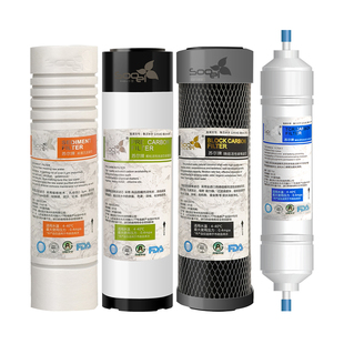 苏尔净水器滤芯通用家用净水机五级套装10寸PP棉活性炭前置过滤芯