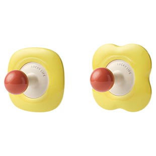 多巴胺花朵挂钩子免打孔入户门放钥匙粘钩痕毛巾架强力承重衣钩子