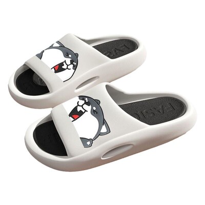 踩屎感防滑防臭卡通一字拖四季