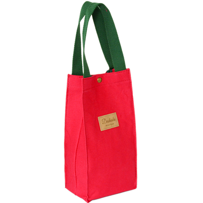 帆布手提袋儿童便携水壶保温杯套