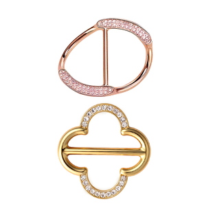 风大衣腰带打结固定扣环配件新款丝巾扣蝴蝶结T恤飘带调节收紧器