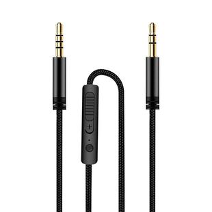 头戴式英语听力耳机带麦音频线手机电脑aux车载音响输出入连接线