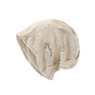 IIING帽控 气质堆堆帽男宽松大头围显脸小肌理感套头护耳冷帽子女