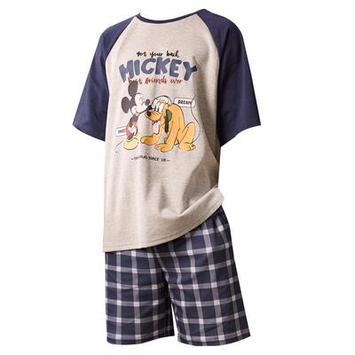 Gukoo/果壳情侣睡衣夏2025新款女士睡衣短袖男士睡衣短裤家居服B