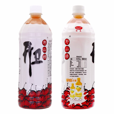 胜基开卫野山楂果汁饮料1L*6瓶