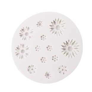 小雏菊硅胶模具蛋糕装饰翻糖巧克力模具diy材料香薰石膏模具滴胶