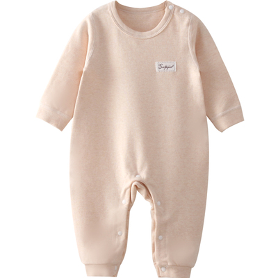 连体衣秋冬婴儿加厚冬保暖睡衣