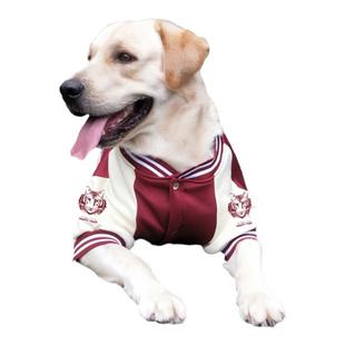 狗狗衣服秋冬季加绒加厚保暖不粘毛大中型犬金毛拉布拉多宠物服装