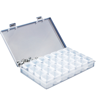 鹿仙子电子贴片元件盒小螺丝盒子元器件收纳盒迷你零件盒样品盒