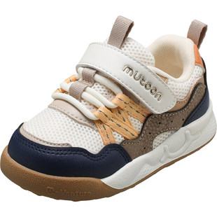 牧童儿童学步鞋子2026春季男宝宝趣野鞋新款软底婴儿鞋女童网面鞋