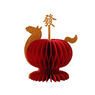 马年摆件新年布置好物2026新款春节生肖折纸马喜庆客厅桌面装饰品