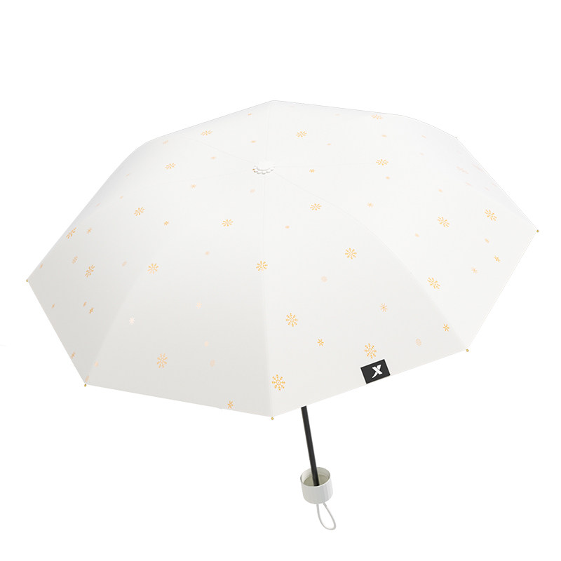 特步全自动抗风防晒晴雨伞