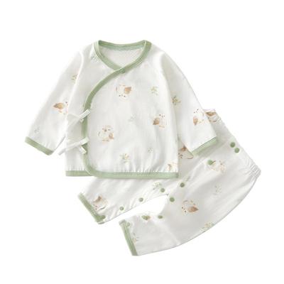 温巢新生婴儿衣服夏季纯棉套装