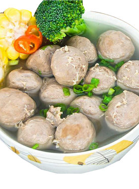 牛肉丸 2斤福建龙岩永定下洋牛筋丸宇中宝客家土楼丸子小吃火锅料