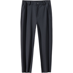 安踏精英系列丨防泼水长裤男士高弹商务通勤西裤子152447507N