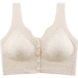 古今妈妈内衣舒适前扣聚拢防垂高弹不勒中老年无钢圈背心式文胸罩