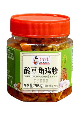 酸豆角鸡胗即食开胃下饭菜