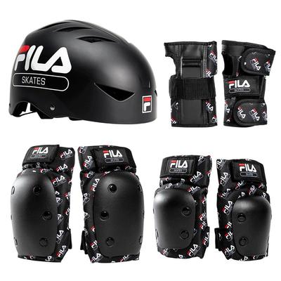 FILA滑板护具头盔套装轮滑护膝