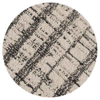 小香风客厅沙发高级感圆形地毯