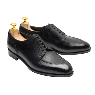Mattina Respighi-S男士手工真皮固特异分裂头正装挑缝德比皮底鞋