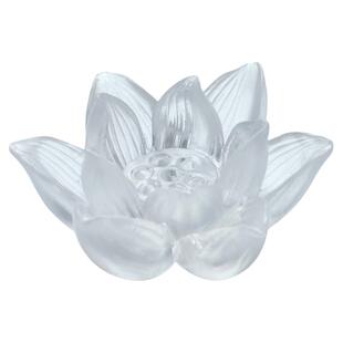 中式【净漪】琉璃莲花香插 家用室内沉檀线香炉 熏香炉香托座摆件